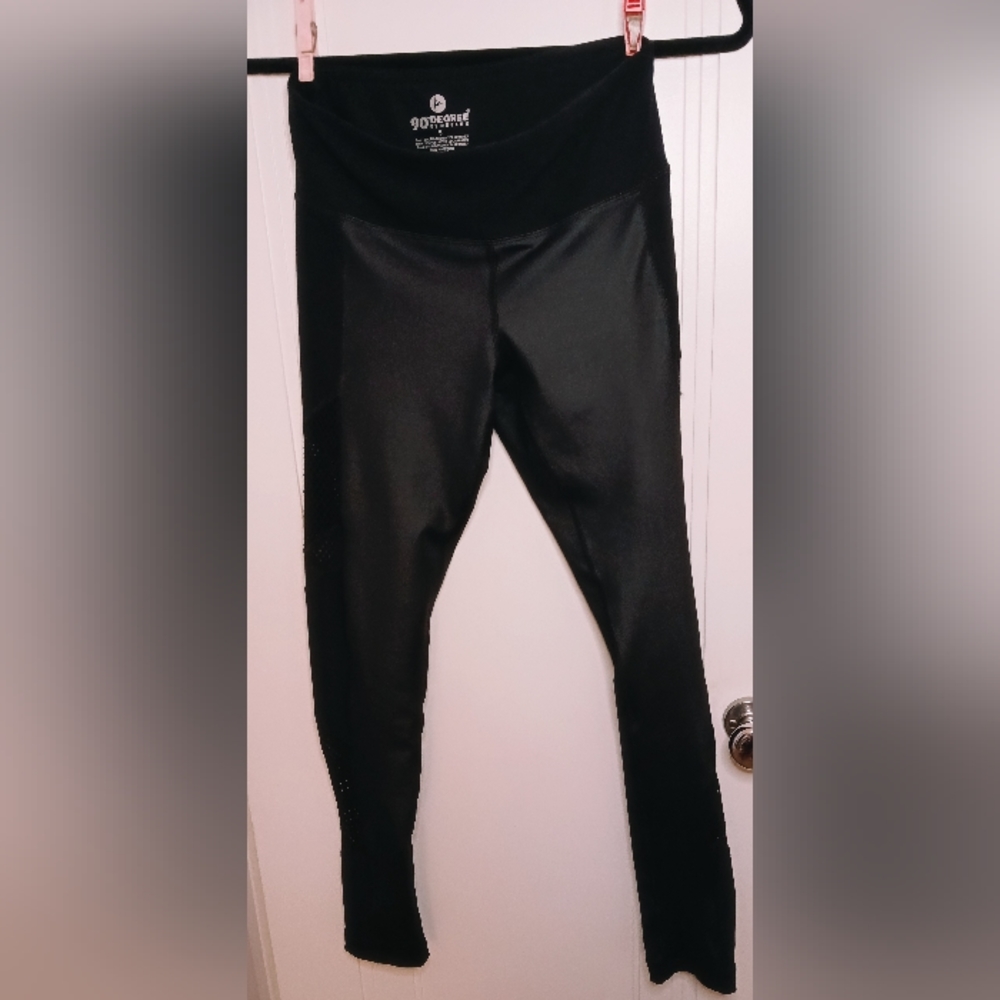 Sport pants with mesh side panels Size S